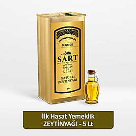 İlk Hasat Naturel Sızma Zeytinyağı - 5 LT Teneke